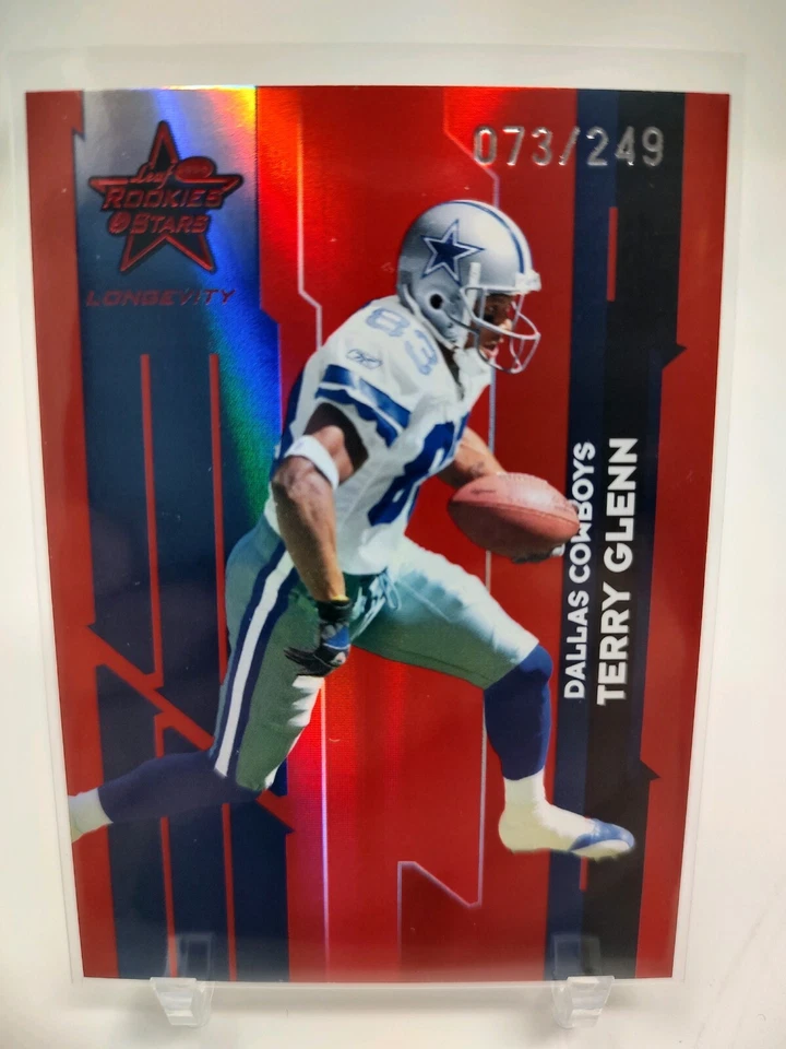 2006 Leaf Rookies and Stars Longevity Ruby #31 Terry Glenn #ed 73/249 BUF - Image 1 of 2