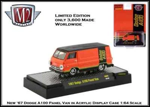 M2 Machines 1:64th Diecast Car '67 Dodge A100 Panel Van en Pantalla - Imagen 1 de 8