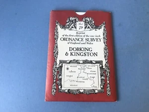 Primera Edición Reimpresión Ordnance Survey Map - Dorking & Kingston - Hoja 79 - Imagen 1 de 6
