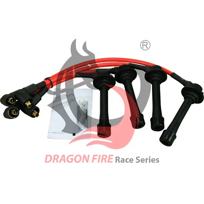Juego de cables de bujía de alto rendimiento DRAGON FIRE para Mazda Miata MX-5 1990-2000 Foto 1 de 4