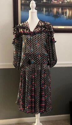 Vestido vintage Diane Freis - Imagem 1 de 4