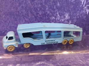 Lesney England Matchbox Bedford Car Transporter Loose Major Pack 2 Grey Wheels - Picture 1 of 6
