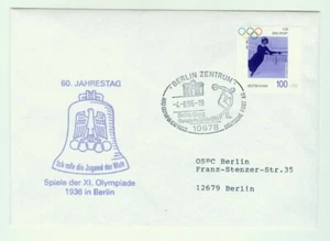 Alemania 1996 (4 de agosto) Annie Hubler cuerno pares cubierta de patinaje artístico, prestigio de los Juegos Olímpicos - Imagen 1 de 3