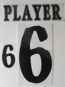 Set Flock Nummer number Trikot jersey shirt Spanien Spain España 1998 away - Bild 1 von 1