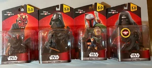 Disney Infinity 3.0 Darth Maul Darth Vader Bobba Fett Kylo Ren New In Box Unopen - Picture 1 of 9