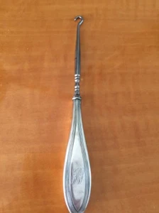 Vintage 925 Sterling Silber Knopf Haken  - Bild 1 von 9