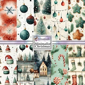 MINIMALIST CHRISTMAS - Paper Pack - Picture 1 of 3