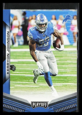 2019 Panini Playoff Kerryon Johnson #134 - Image 1 of 2