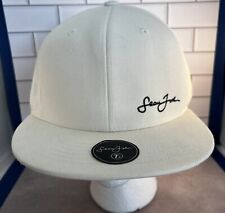 Sean John Fitted Baseball Hat Size 7 1/2” White