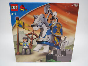 Lego duplo 4775 "Ritter mit Knappe"-Vintage von 2004 - ungeöffnet/Neu! Selten!