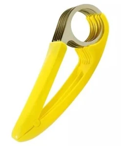 Banana Cutter Stainless Steel Ring Cucumber Sausage Slicer Handy Kitchen Tool - Picture 1 of 7