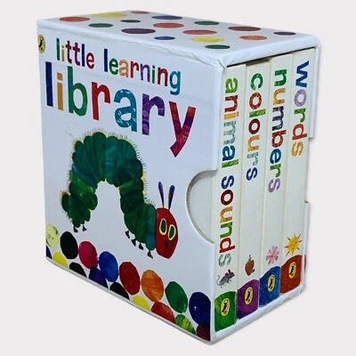 The Very Hungry Caterpillar Little Learning Library - 4x Board Book Set (2009) - Image 1 of 4