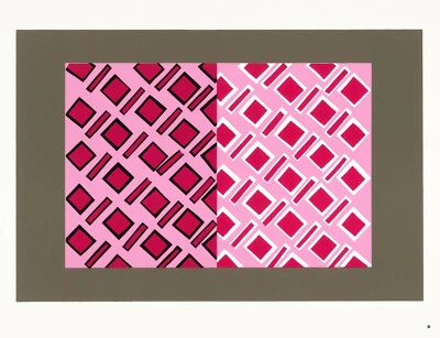 Josef Albers - Placa "La Interacción del Color" XIII-3 Izquierda  Foto 1 de 4