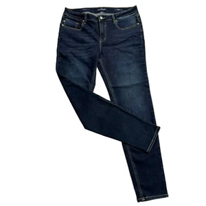 Pantalones de mezclilla para mujer Vigoss 31 x 29 tiro medio Marley elásticos súper ajustados 12 - Imagen 1 de 11