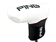 PING Japan Golf PT Putter Cover Headcover Blade Magnet Type Black White