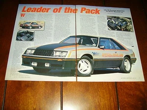 1979 MUSTANG INDY INDIANAPOLIS 500 PACE CAR ***ORIGINAL 2003 ARTICLE*** - Picture 1 of 2