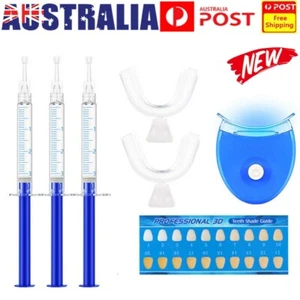 LED System Teeth Whitening Kit Dental Strength White Smile Clean Gel bleach UV - Picture 1 of 12