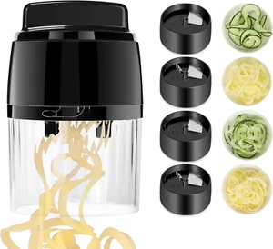 Spiralizzatore Di Verdure - 4 in 1 Taglia Verdure a Spaghetti Verdure Spiralizer - Foto 1 di 12