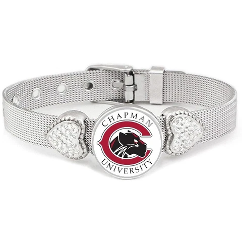 Chapman University Panthers Womens Adjustable Silver Bracelet Jewelry Gift D26 Cover