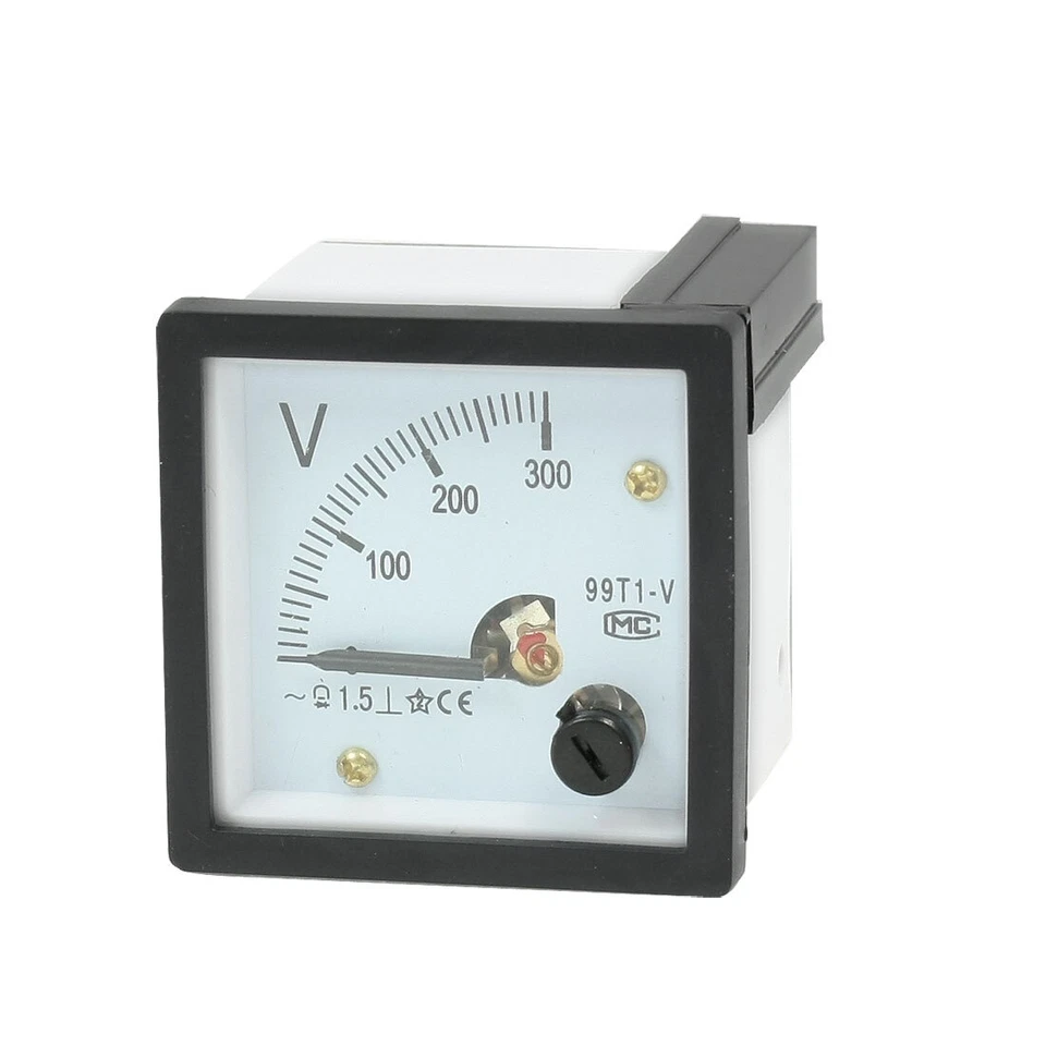 Einbau Voltmeter Einbauinstrument 0 - 300V AC Messinstrument Analog Meter Panel - Bild 1 von 1