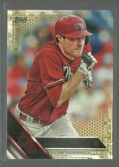 2016 Topps Gold #130 A.J. Pollock 0054/2016 (ref 57803) - Image 1 of 1