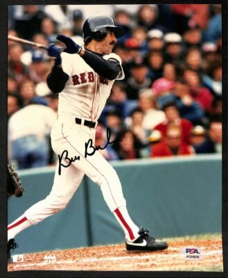 Фотография Билла Бакнера с автографом 8x10 Boston Red Sox PSA 195013 - Изображение 1 из 3