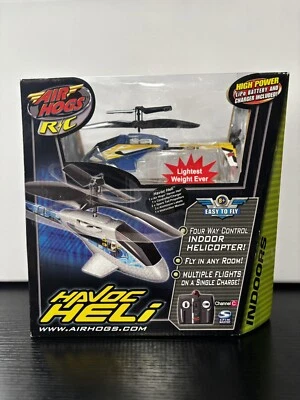 Air Hogs R/C Havoc Heli Easy to Fly Spin Master 4-way control Helicopter Indoor - Image 1 of 4