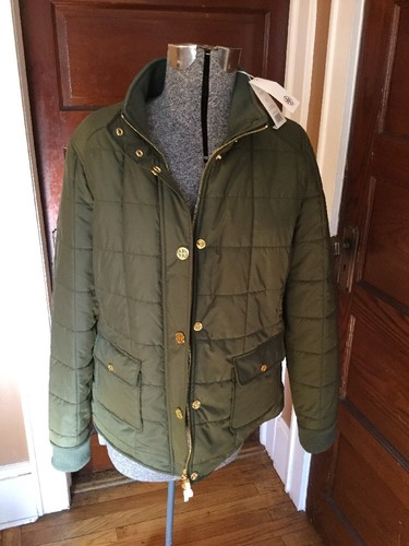 Giacca tampone verde Tory Burch Colin taglia M N28