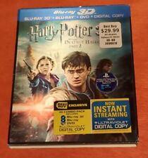 Harry Potter and the Deathly Hallows Part 2 Blu-ray 3D Daniel Radcliffe  Watson