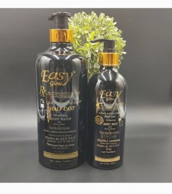 Set Of Easy Glow Whitening Body Milk 500ml And Body Wash 1000ml 2 in 1 - Image 1 of 3