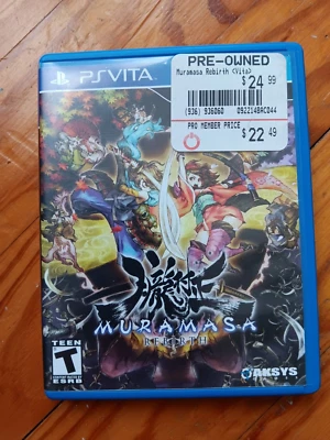 Muramasa Rebirth (Sony PlayStation Vita, 2013) Excellent Condition! NOT TESTED! - Image 1 of 4