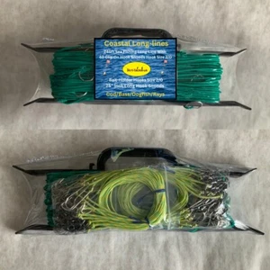 240ft Sea Fishing Long-line & 40 Clip On Hook Snoods Hook Size 2/0 Bait-holders - Picture 1 of 6