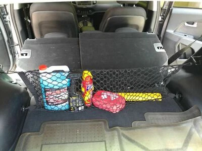 Red de carga organizadora de malla de asientos traseros estilo sobre para KIA SPORTAGE 2011-2016 Foto 1 de 4