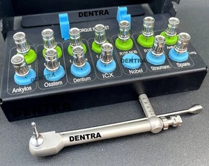 Dental Implant Prosthetic Universal Drivers & Torque Wrench Kit New CE - Picture 1 of 3