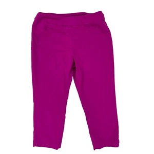 Soft Surroundings Super Stretch Capri Pants PS Petite Small Purple Pull On - Picture 1 of 7