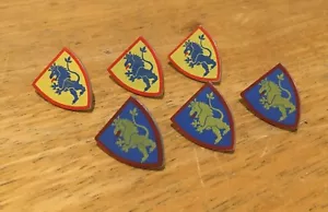 Lego Clásico Castillo Escudos x6 Caballeros León (años 80) - Imagen 1 de 2