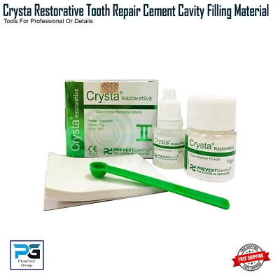 PROXPECT GROUP® Crysta Riparazione Denti/Denti Forte Soluzione Dentale Permanente Riempimento Cavità Cemento