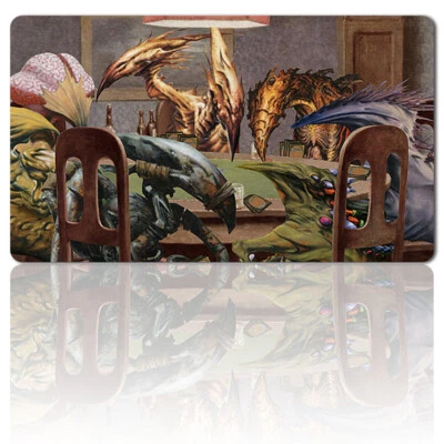 Slivers Playing Poker - Board Game MTG Playmat Games Mousepad Play Mat of TCG - Image 1 of 4