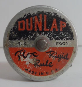 Dunlap 6 Fuß Maßband Dose Vintage - Bild 1 von 3