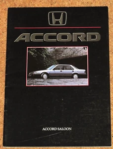 1986 HONDA ACCORD (3rd Gen) Sales Brochure - 2.0 EXi, 2.0 EX Saloon - Picture 1 of 11
