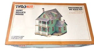 Boxed Vintage Tyco Plastic Model HO Scale Kit Aunt Millie's House 7776 - Picture 1 of 6