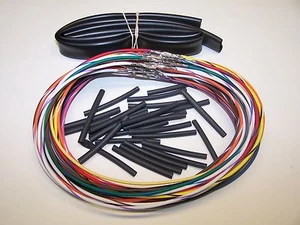 Harley 16" handlebar wiring 26 wire 2 PIN 07-13 RADIO CRUISE PTT FLH FLT - Imagen 1 de 10