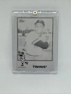 Harmon Killebrew Topps Archives 2015 Black Printing Plate 1/1 ***RARE** - Image 1 of 4