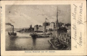 Postal Biebrich am Rhein Wiesbaden, castillo barcos, río,... - 4933559 - Imagen 1 de 2