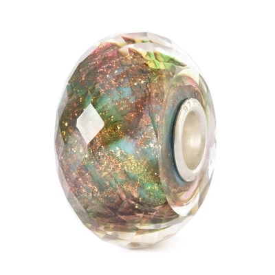 TROLLBEADS Glasbead  Mitternachts Konfetti LIMITIERT Sterlingsilber TGLBE-30176 - Bild 1 von 4