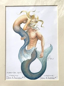Sea Maiden #13 Martha Collection sirena firmata e autografata da Robert Kline - Foto 1 di 4