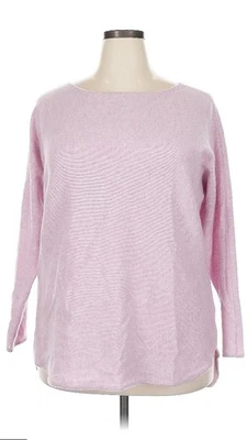 2X Suéter túnica Charter Club Macy’s 100 % cachemir cristal rosa púrpura Foto 1 de 3