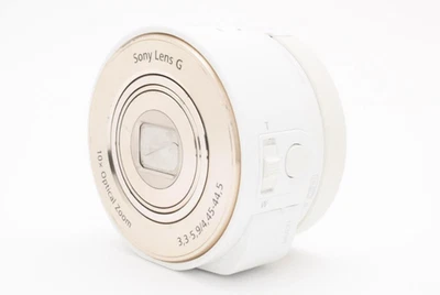 EXC+++ Sony Cyber-shot DSC-QX10 Lens 18.2MP Digital Camera White【Very Good】 - Image 1 of 4