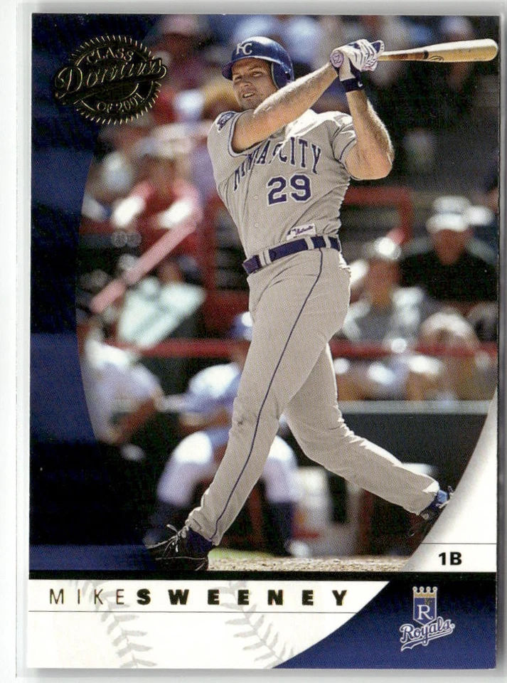 2001 DONRUSS CLASS OF 2001 #16 MIKE SWEENEY KANSAS CITY ROYALS - Image 1 of 2