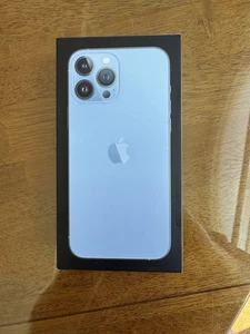 ORIGINAL Apple iPhone 13 PRO MAX Box Sierra Blue 128GB EMPTY BOX ONLY No Phone - Photo 1 sur 2